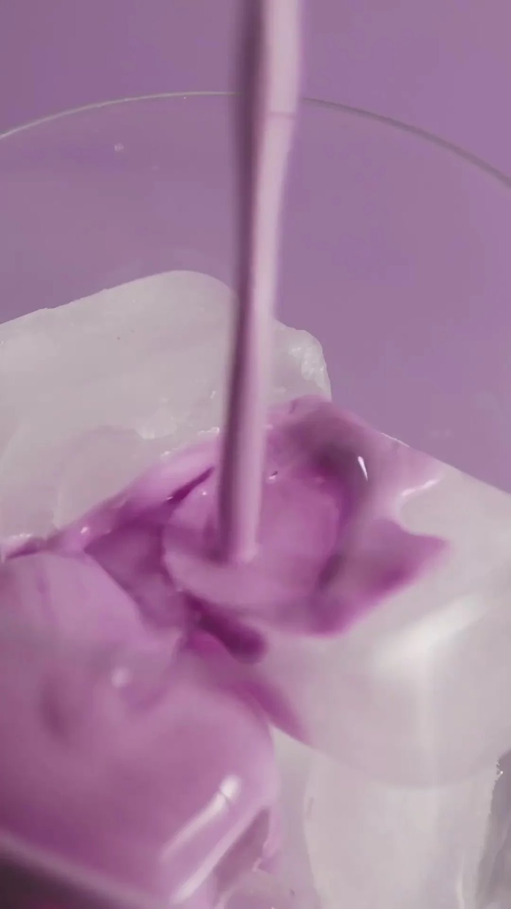 Violet over ice